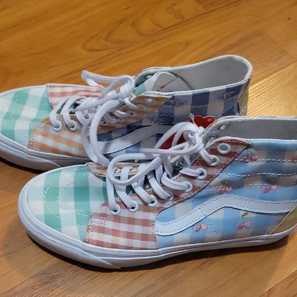 Colorful High-Top Vans
